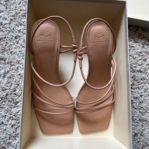 Marc Fisher Dami Leather Heeled Sandals